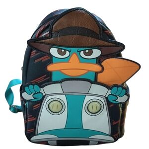 Loungefly Perry The Platpus Moped Backpack. Headlights Light Up! NWT